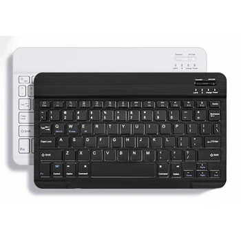 

Portable Unversal Bluebooth Keyboard Desktop Laptop Tablet Keypads English & Russian 7 9 10 inch Available