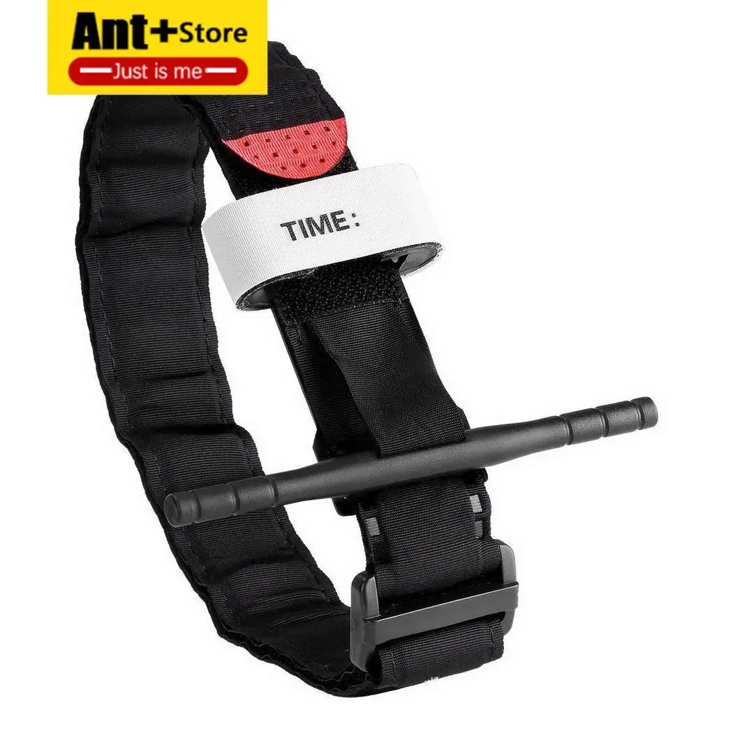 

1pc Tourniquet Survival Tactical Combat Application Red Tip Military Medical Emergency Belt Aid for Outdoor Exploration Survival