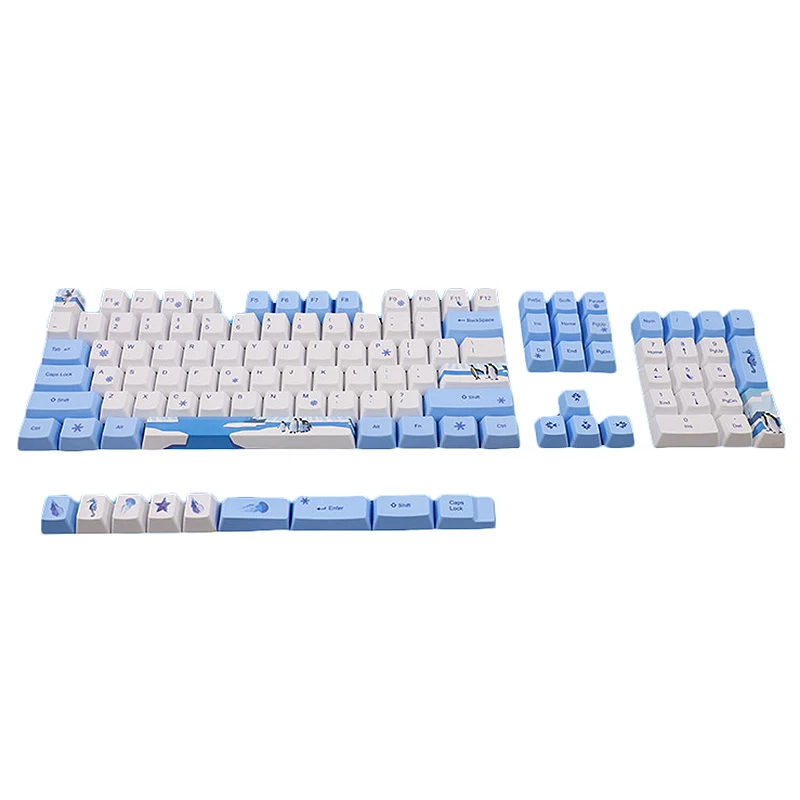 113 ключ PBT Keycap Набор DIY механическая клавиатура тема Keycaps Замена кнопки