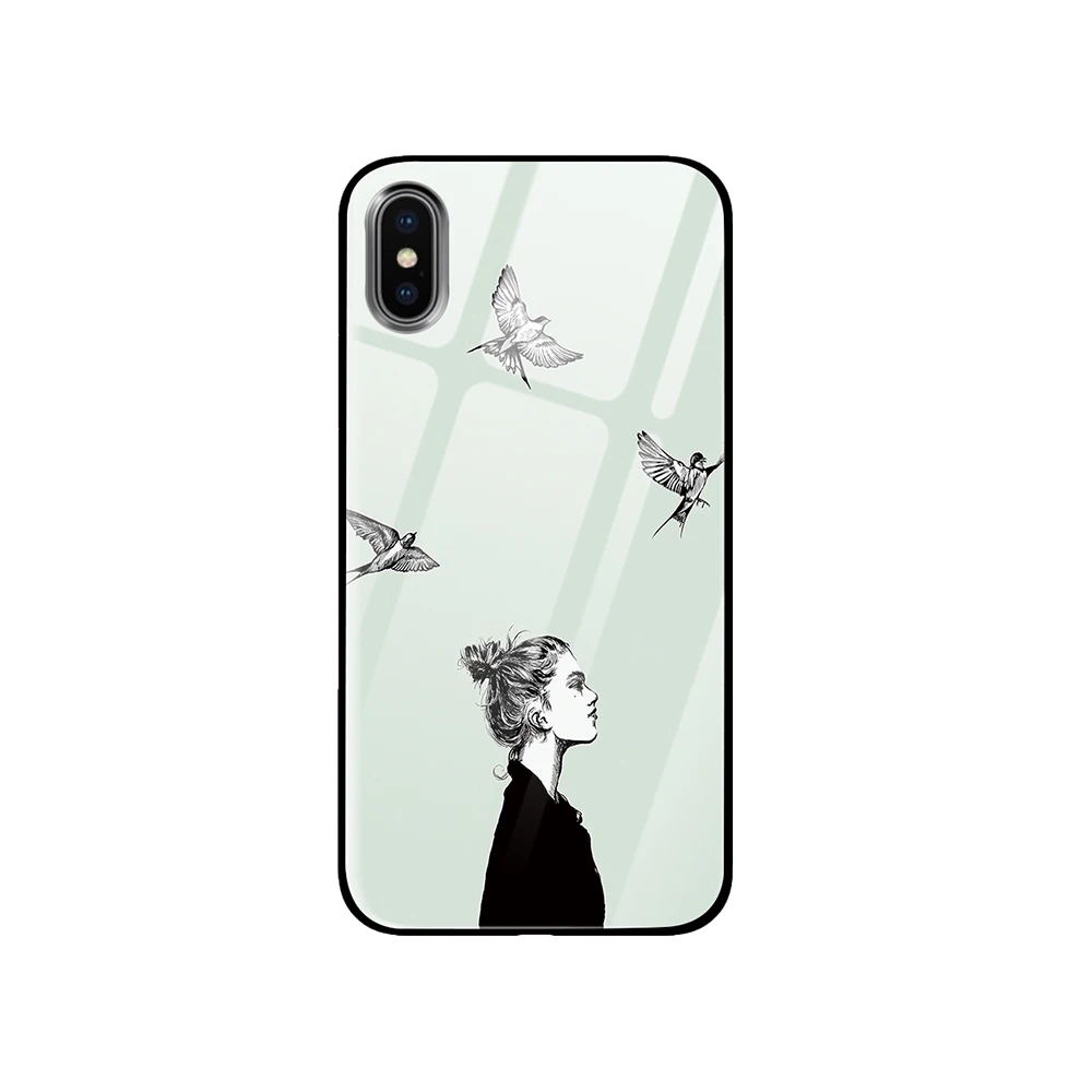 Hero постер с изображением черепа для iPhone 5 5S SE 6 6s 7 8 Plus X XS Max XR закаленное стекло чехлы для телефонов
