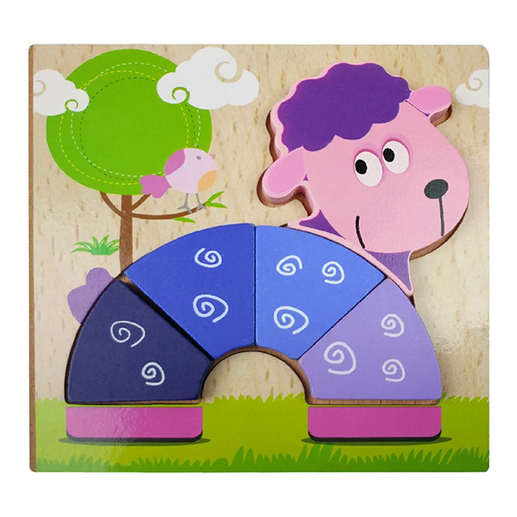 3D эвкационные головоломки, игрушки, деревянные головоломки, обучающая игрушка, игра, интеллект, головоломка, животное, геометрический, день рождения, Обучающие игрушки, Y123