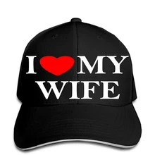 Бейсбольная кепка с надписью «I Love My Wife»,, Мужская бейсболка из натурального материала