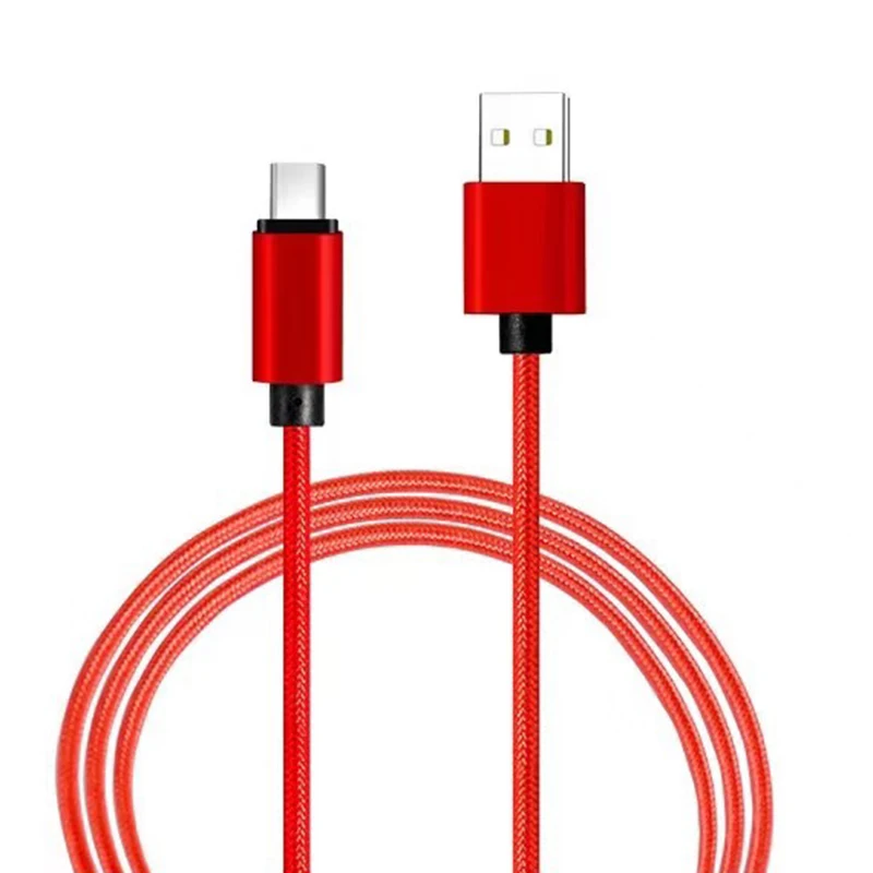 Красивый нейлоновый плетеный кабель usb type-C 1 м 2 м 3M кабель USB C для быстрой зарядки и синхронизации данных для samsung S10 Xiaomi mi9 mi8 huawei type-c