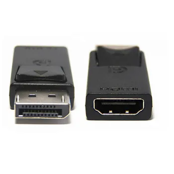 

Display Port DP Male To HDMI Female Adapter Black High Quality Dp To Hdmi Converter For HDTV PC