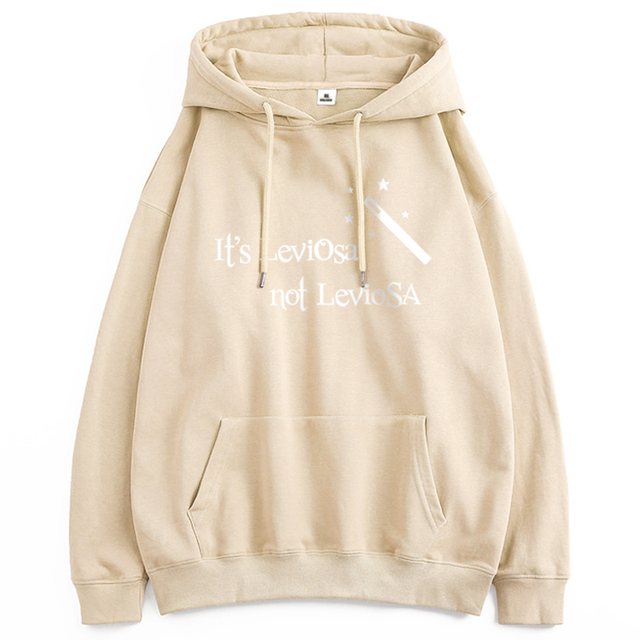 Leviosa Not Leviosa Woman Hoodies Fashion K-pop Pullovers 2021 New Autumn Casual Sweatshirts Hip Hop Polyester Clothing