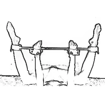 Removable Stainless Steel Spreader Bar for Sex Hand Cuffs Ankle Cuffs BDSM Slave Cosplay Costumes Bondage Set 18 Adults Sex Toys 6