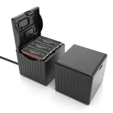 Спортивная литиевая батарейка для камеры зарядное устройство Многофункциональная Спортивная камера зарядное устройство портативная зарядная коробка для хранения