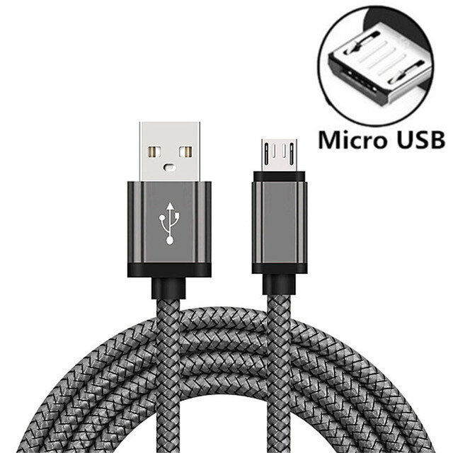 Meter Micro USB Phone Cable Android Charger Cable Kabel Micro USB Charging Wire Cord for Xiaomi Redmi 5 Plus 7A 7 6 6A S2