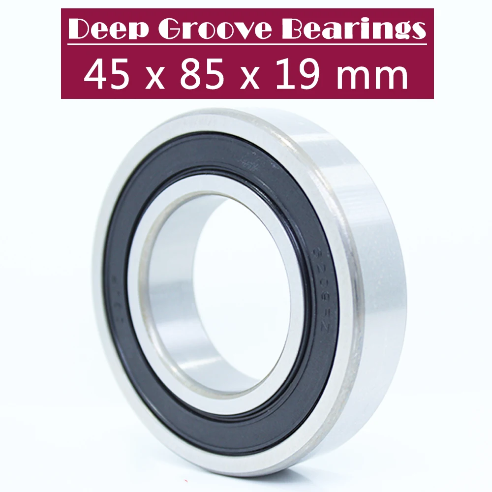 6209RS подшипник ABEC-3 (1 шт.) 45*85*19 мм Глубокий паз 6209-2RS шарикоподшипники 6209RZ 180209 RZ RS 6209