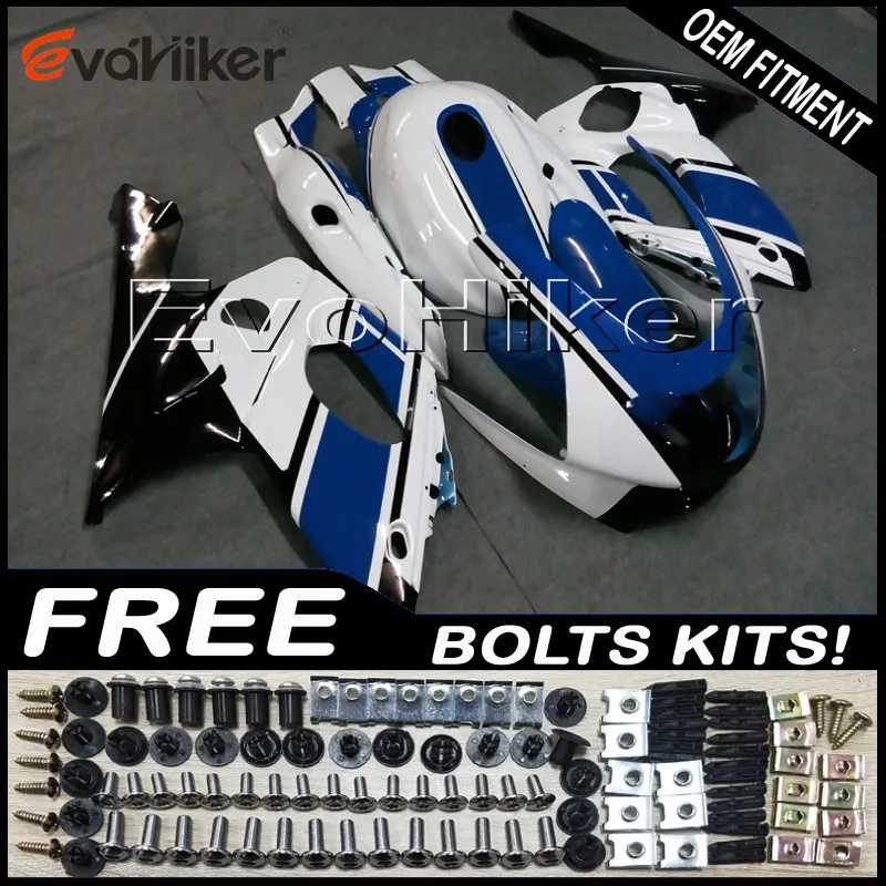 Капот мотоцикла на заказ для YZF600R 1997-2007 Thunderent ABS обтекатель корпуса мотоцикла белый черный+ подарки - Цвет: O