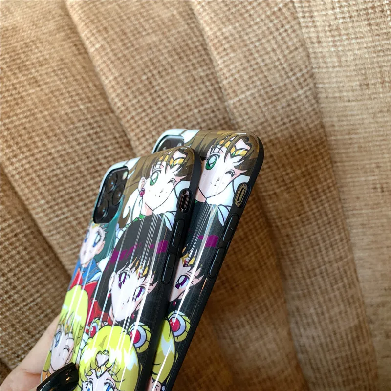 Милый чехол для телефона Sailor Moon Girl для iphone 11 Pro Max, чехол для iphone XS Max XR X 7 8 plus, Модный мягкий чехол с рисунком