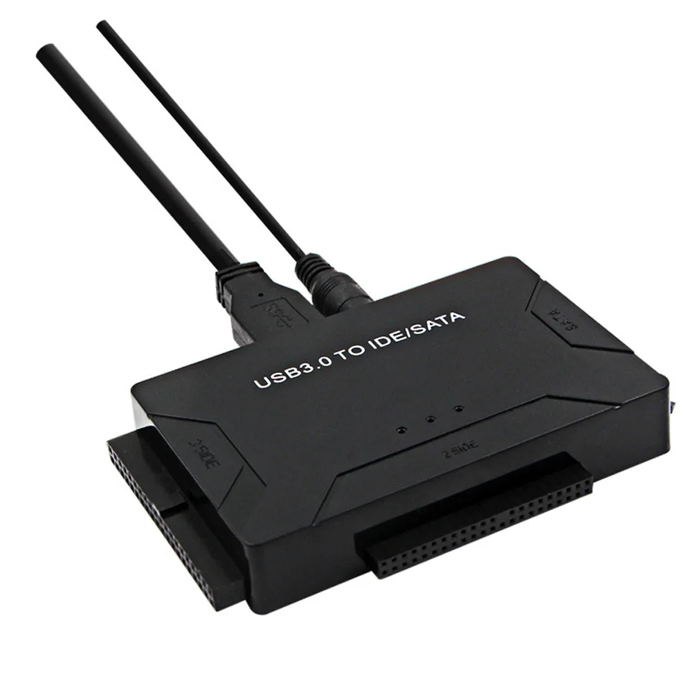 

USB 3.0 2.0 1.1 to SATA IDE Adapter Converter connect Hard Drive Cable to PC for Windows8/7/10/Vista/XP/MacOS 9/10/Linux 12V/2A