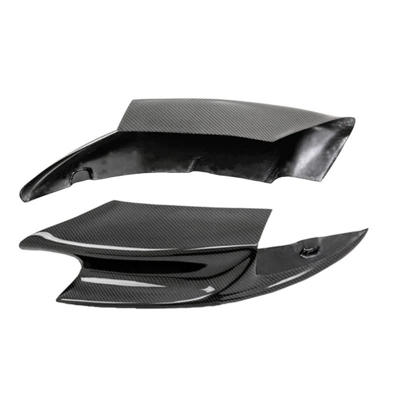 2Pcs Carbon Fiber Car Front Bumper Splitter Lip Diffuse Splitters Bumper Wrap Angle for BMW F10 M5 Sedan 4 Door 2011-2017 2Pcs Carbon Fiber Car Front Bumper Splitter Lip Diffuse Splitters Bumper Wrap Angle for BMW F10 M5 Sedan 4 Door 2011-2017