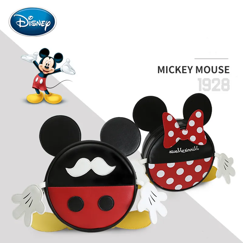 Disney Baby милый рюкзак с защитой от потери плеча с мультяшным Микки милый модный легкий рюкзак из ПУ материала водонепроницаемый