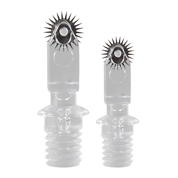 

10pcs Disposable microblading needles Tattoo Roller Gear Needles shading fog eyebrow Blades for Permanent Makeup Manual Pen