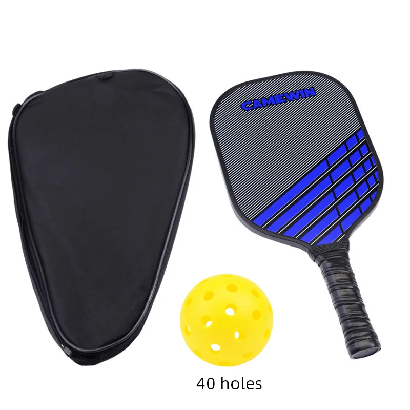 Paddle and Ball S2 Новая ракетка из углеродного волокна для пикклбола, ракетка для пикклбола, унисекс, теннисные ракетки, композитная ракетка для пикклбола, весло для мяча, спортивные аксессуары - Цвет: Paddle and Ball S2