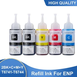Kit de recharge d'encre pour imprimante, 5 pièces, compatible EPSON L800 L805 L810 L850 L1800 L351 L350 L551 T6731 T6732 T6733 T6734 4 couleurs 