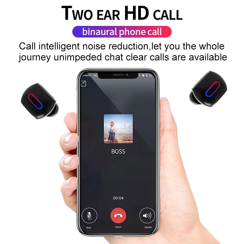 Наушники Bluetooth гарнитура G2 TWS беспроводные наушники Bluetooth 5,0 в ухо громкой связи Наушники быстрее скорость PK i10 i11 i12 tws