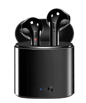 I7s Tws беспроводные Bluetooth наушники, мини наушники, Спортивные Беспроводные наушники с зарядным устройством для мобильного телефона - Цвет: I7S TWS Black