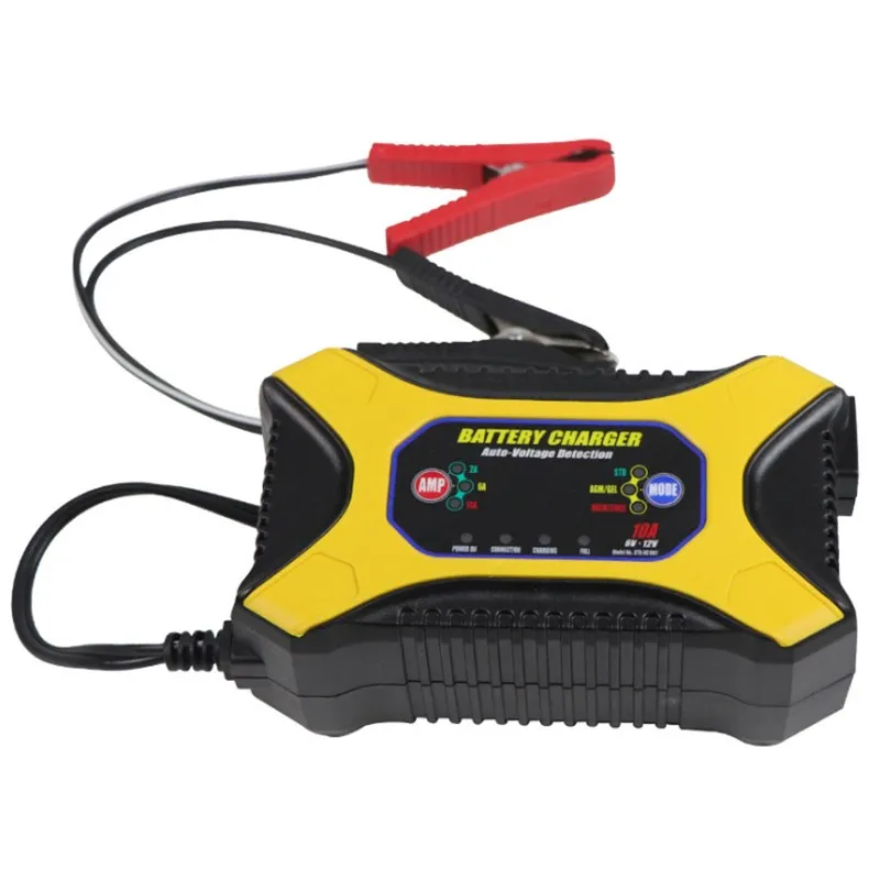 

230W Car Battery Charger 12V 10A Car Full Automatic Smart Power Charging For Wet Dry Lead Acid Digital Fast 15A Battery Charger