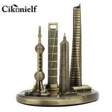 Arquitectura Shanghai Kit de creación Shanghai edificio colección modelo de torre de la Perla Oriental centro financiero Global