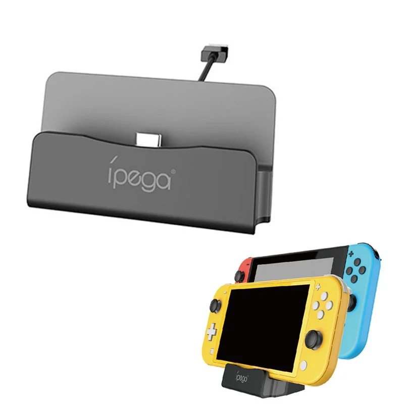 Зарядный стенд База usb type-C кабель Шнур для nintendo Switch Lite регулируемый держатель