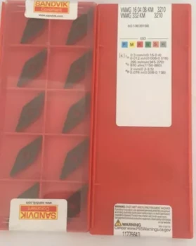 

10PCS CARBIDE INSERT VNMG 160408-KM 3210