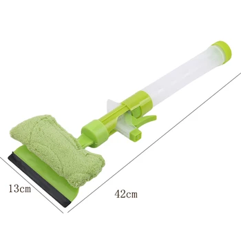 

Window Glass Cleaning Scrubber Long Hand Cleaner Brush For Washing Windows Plastic Spray Water Household Multifunction