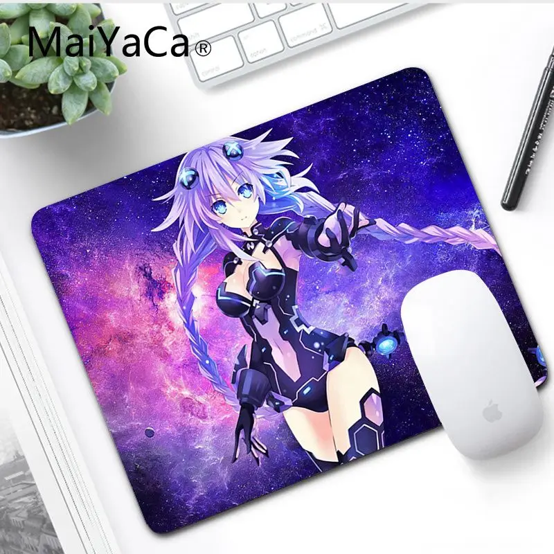 MaiYaCa Hyperdimension Neptunia аниме девушка коврики для мышки ноутбук коврик для мышки в стиле аниме ноутбук игровой Lockedge мыши коврик для мыши