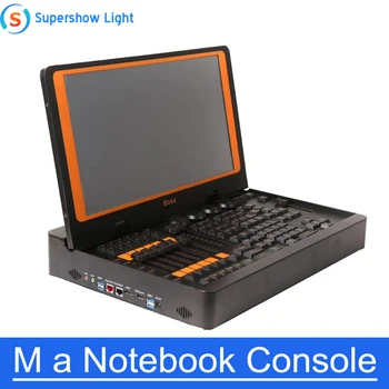 

NEW M a Notebook DMX Console Stage Effect Light Controller Work With Beam Wash Moving Head Light Command Fader Wing On PC