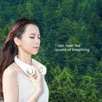 

Lazy Sports Halter Fan Mini Hanging Neck Fan USB Rechargeable Cover Halter Sports Fan Long Lasting Air Cooler Outdoor Artic Air