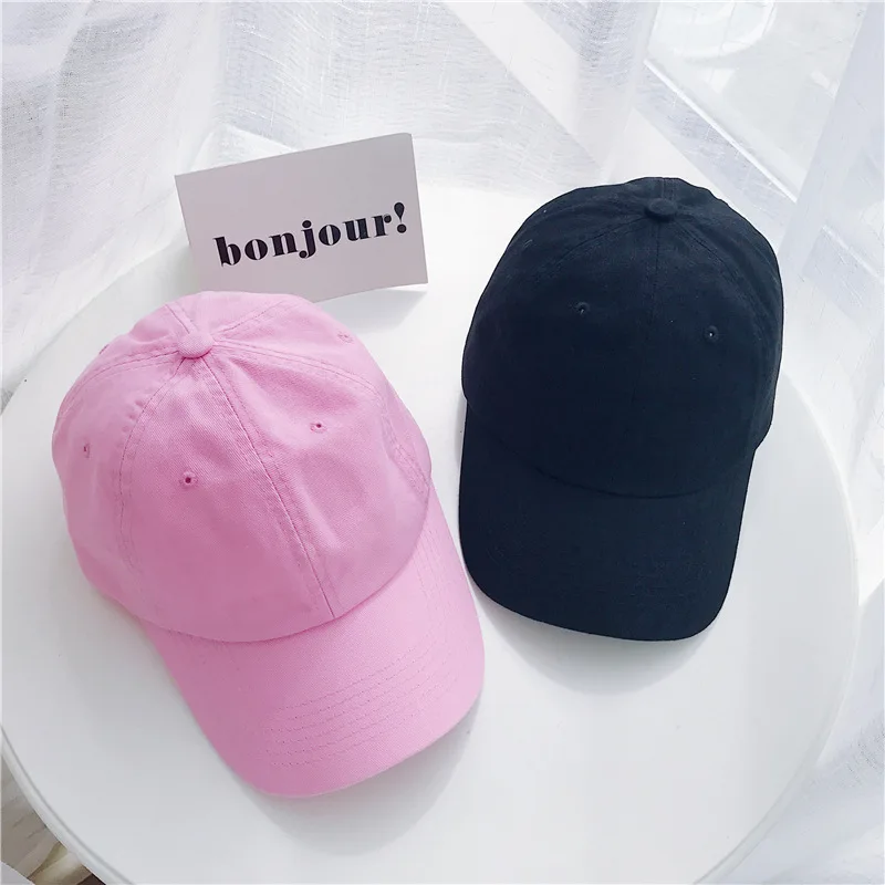 Sports Hats Outdoor Baseball Cap Men's Women Casual Solid Color Summer Unisex Plain Curved Sun Visor Hip-Hop Cap Hat Adjustable  (23)