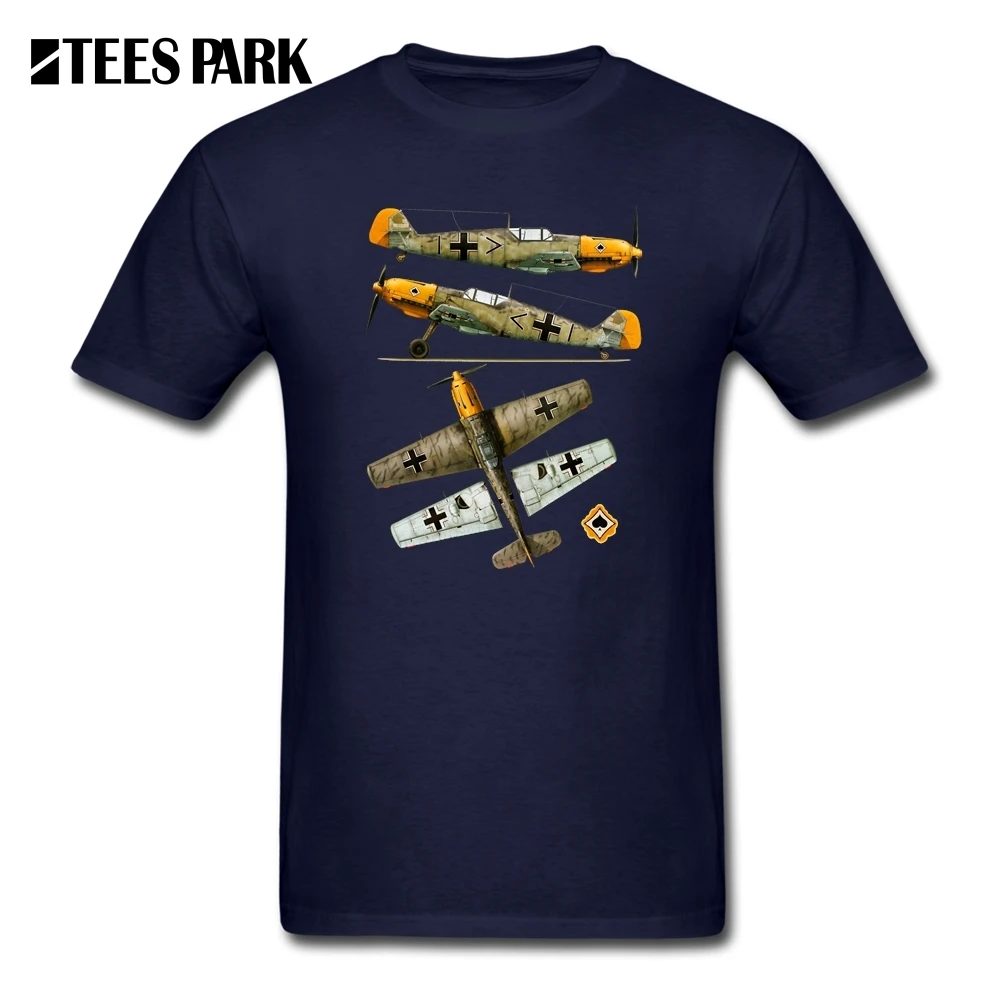 Новинка футболки самолет BF 109E4 самолет пилот брендовые футболки Молодежный с коротким рукавом самолет модуль футболка хлопок Горячая