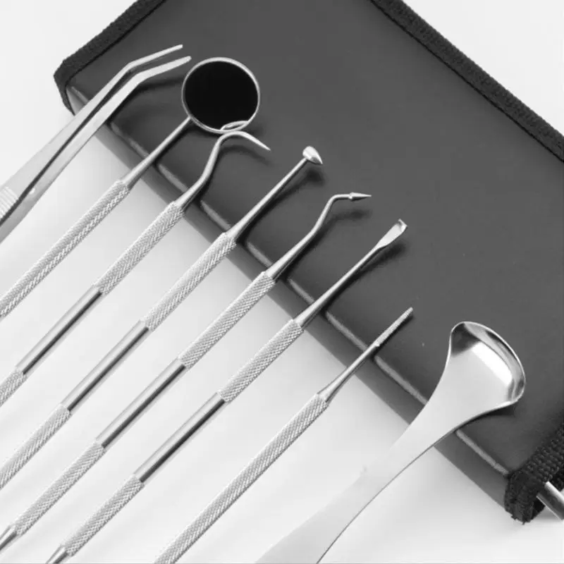 

8 Pcs/set Pet Teeth Cleaning Tools Dogs Cats Tartar Stones Remover Dental Scraper Animal Tooth Care Tool Set