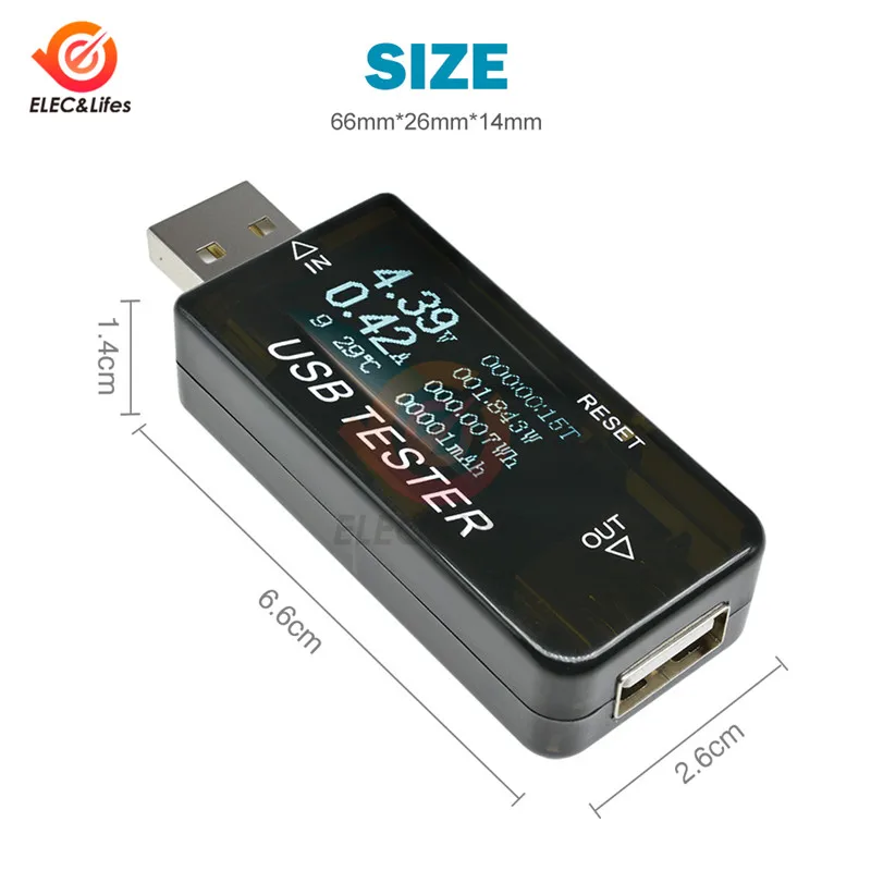 4-30 в 8 в 1 QC2.0 QC3.0 ЖК-USB Вольтметр Амперметр Электропитание емкость напряжение Измеритель Тока Тестер монитор