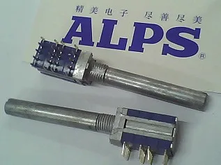 2 шт./лот ALPS поворотный переключатель диапазонов 4,6 оси, длина 40 мм