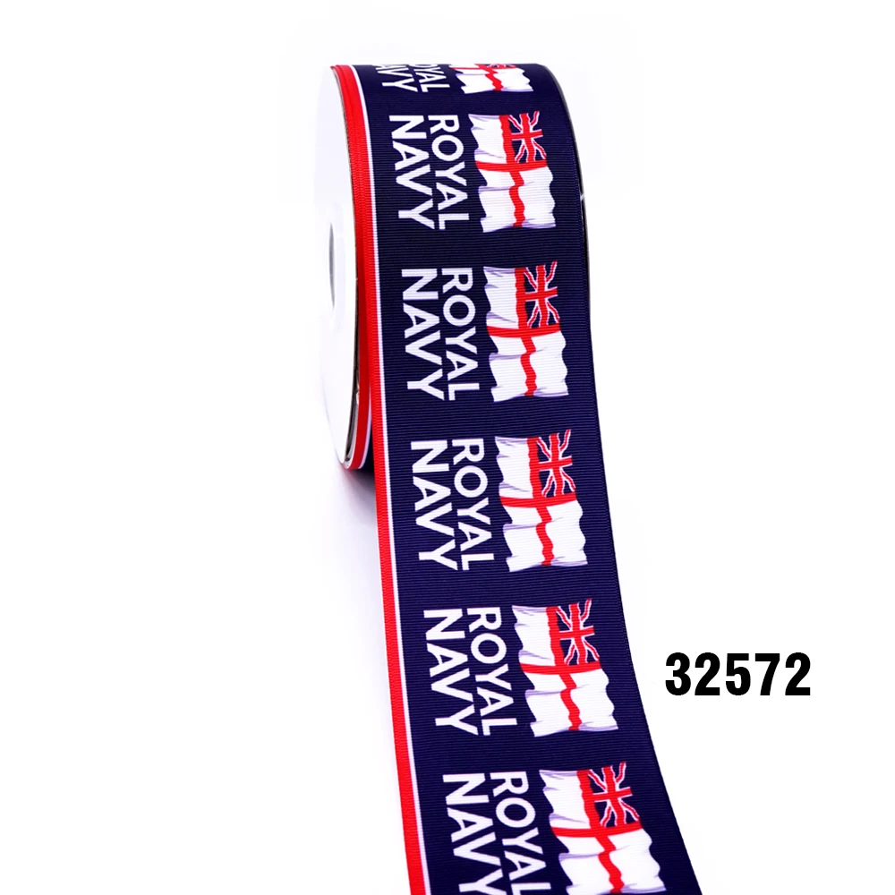 50 ярдов в Размер спортивная лента напечатанная grosgrain лента 32591 - Цвет: 32572