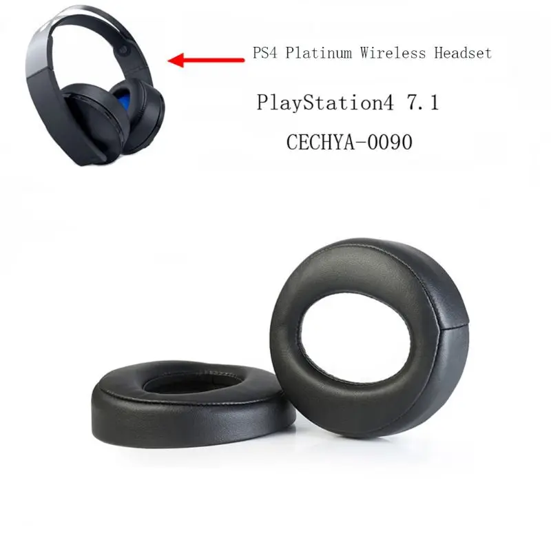 1 пара наушников мягкая пена амбушюры для sony PS4 Платиновые наушники CECHYA-0090 W91A