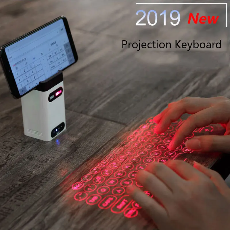 

Bluetooth Laser Projection Keyboard Mobile Phone Bracket Mobile Power Bank Creative Multifunction Wireless Keyboard
