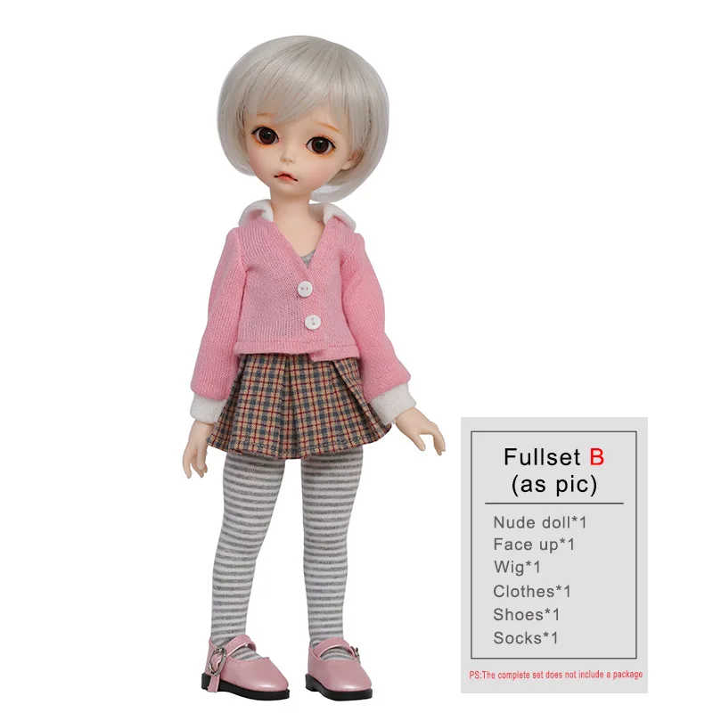 Imda3.0 Amellia 1/6 BJD SD кукла тело девушки Мальчики смолы фигурки Fantansy angrl опционально Обнаженная или полный набор - Цвет: Fullset in as B pic