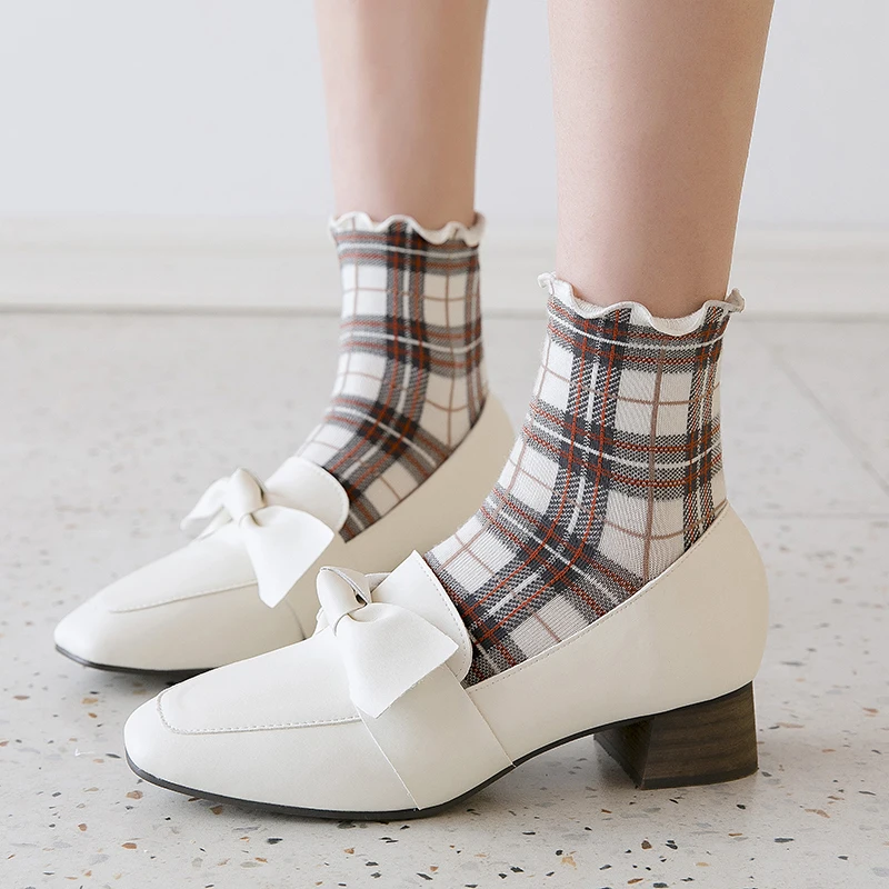 Новые британские ретро-носки, носки для девочек, искусство, свежий, трубка, женские носки, 1 пара