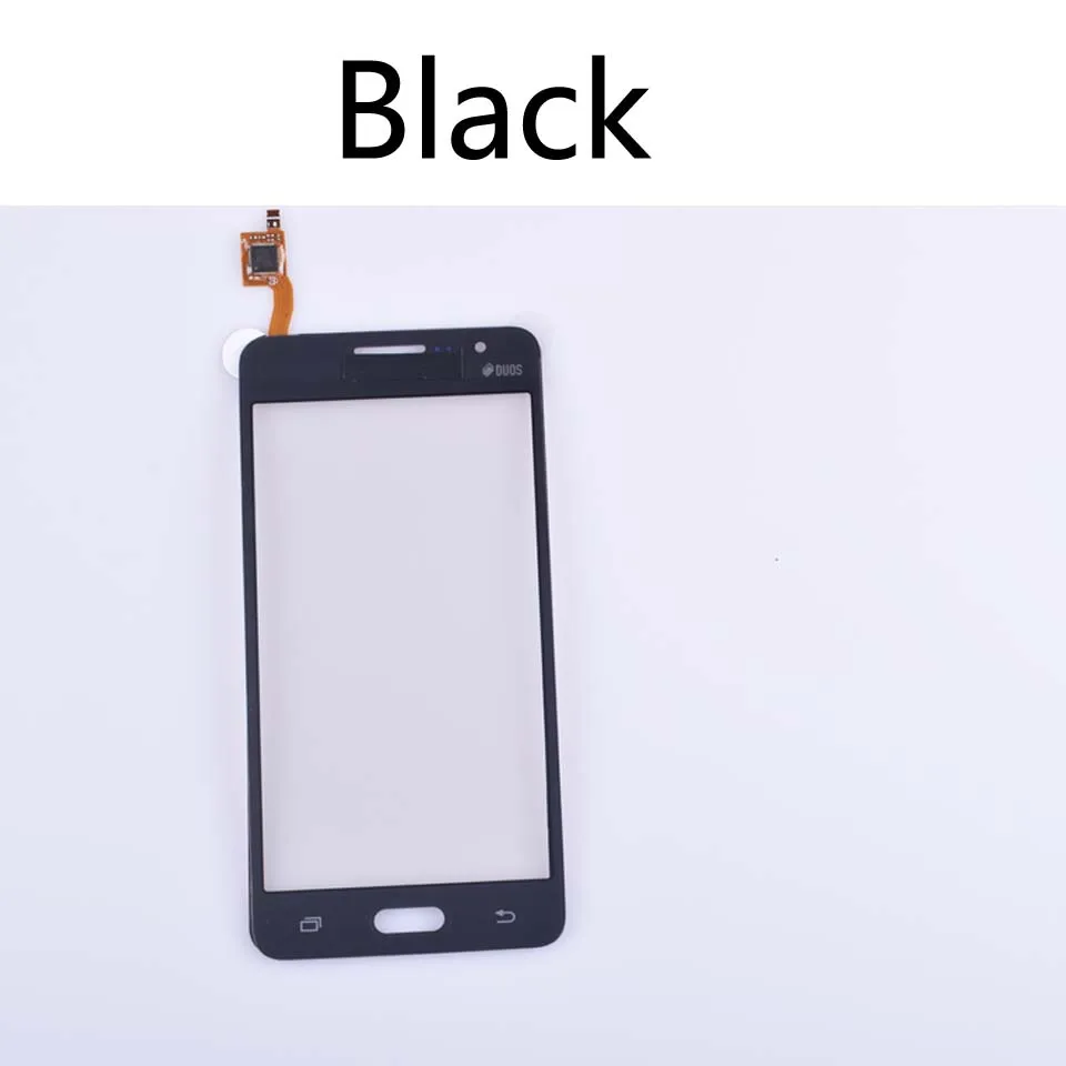 Black 10 шт./партия для samsung Galaxy Grand Prime Duos G530 G530H G530F G5308 G531 G531H G531F сенсорная панель дигитайзер стекло - Цвет: Black
