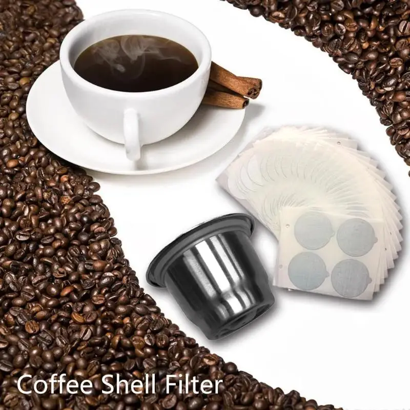 Stainless Steel Reusable Coffee Capsule Cup Strainer Filter for Nespresso High Quality Coffee Accessory