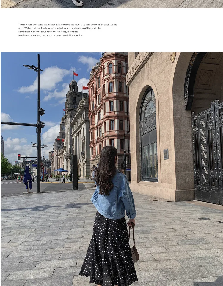 Ulzzang Женские повседневные джинсовые куртки однобортные джинсы Свободные Женские базовые пальто Модная Верхняя одежда лето осень