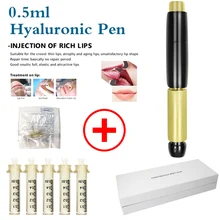 0,5 чистая гиалуроновая ручка 3-скоростной давления Мезотерапия пистолет распылитель гиалуроновой stift ручка для губ дермального филлера инжектор анти-морщинки пистолет