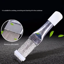 Fin Comb Brush Cooling Straightening Cleaning Tool Air Conditioning Flow Fan Cleaning Comb Air Conditioning Cleaning Accessory