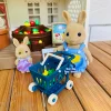 1/12 Simulation Forest Rabbit Family Dollhouse Critters Fruit Shop Accessories Girl Toys Xmas Gifts 3