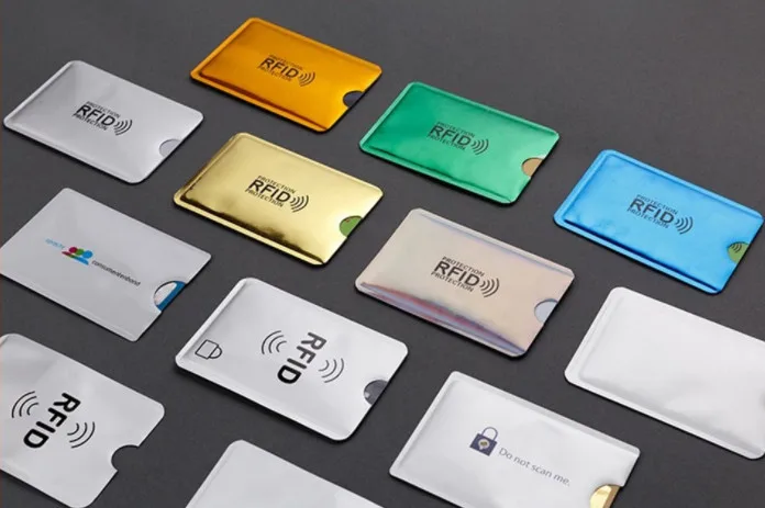 HJKL 6 шт. Rfid кошелек блокирующий замок держатель для карт Id чехол банковских