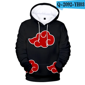 

Hot Naruto 3D Hoodies Sweatshirts 3D Hoodies Truien Mannen/Vrouwen Cool Lange Mouwen Naruto Bovenkleding Mode Hood Carto Tops