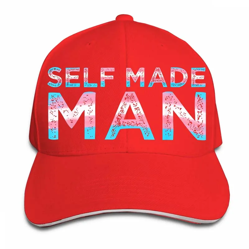 Distressed самодельные мужские транс-флаги, подарок, FTM бейсбольная кепка для мужчин и женщин, Кепка для водителя грузовика, модная Регулируемая Кепка - Цвет: 2-Red
